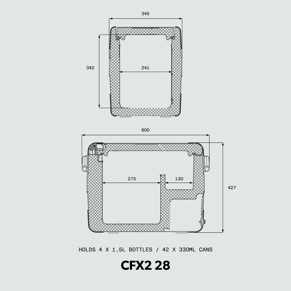 Dometic CFX2 28 compressor koelbox - 28 liter