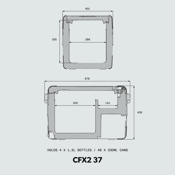 Dometic CFX2 37 compressor koelbox - 37 liter