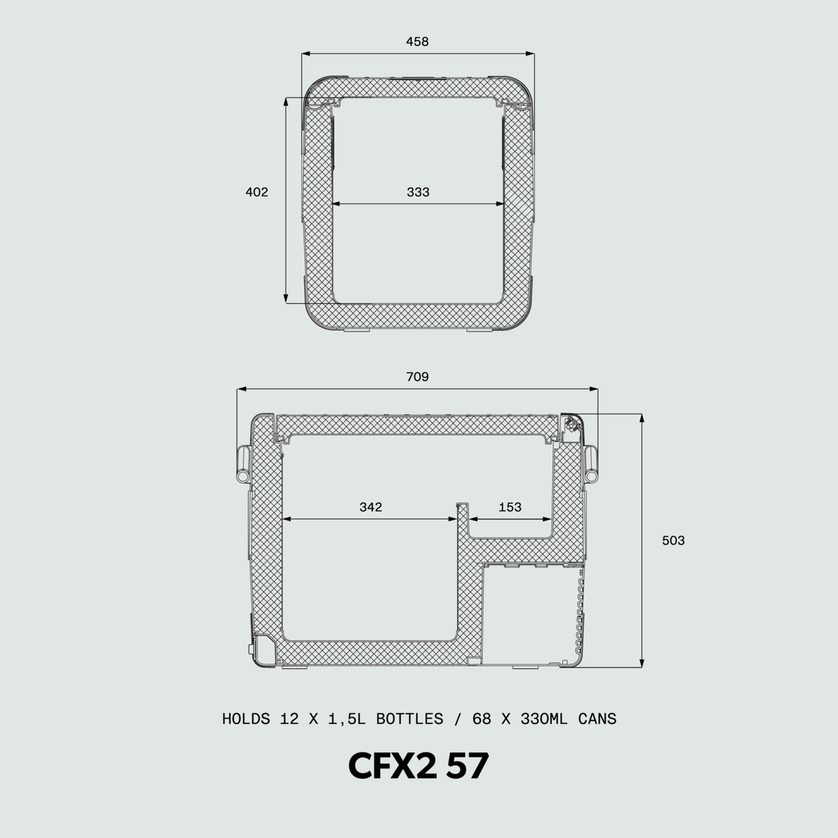 Dometic CFX2 57 compressor koelbox - 57 liter