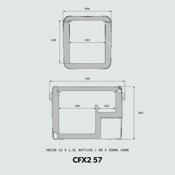 Dometic CFX2 57 compressor koelbox - 57 liter