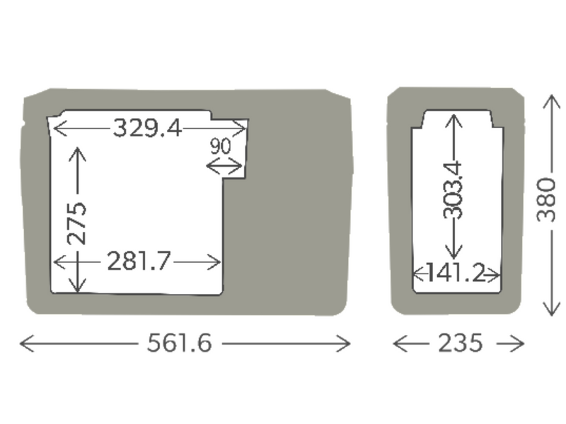 Dometic CFF12 compressor koelbox - 13 liter