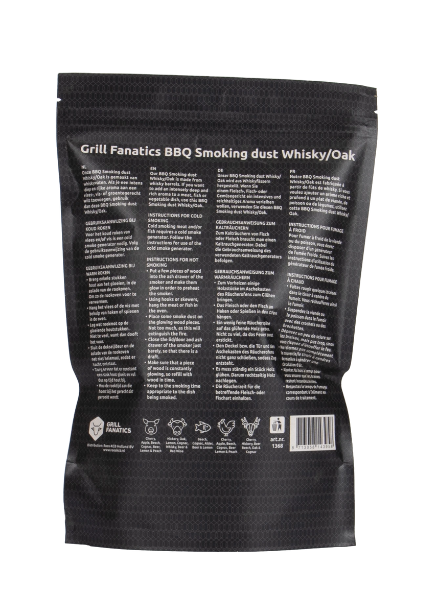 Grill Fanatics rookmot - Whisky/Oak