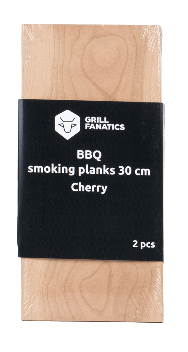 Grill Fanatics rookplankjes cherry 30 cm - 2 stuks