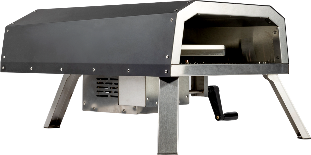 BASTE pizzaoven gas met draaiende pizzasteen - RVS