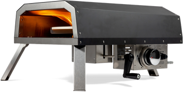 BASTE pizzaoven gas met draaiende pizzasteen - RVS