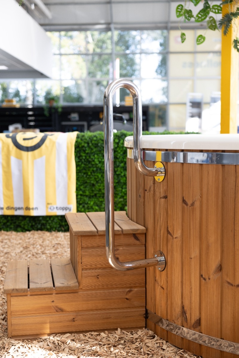 Hottub trapleuning - RVS 304
