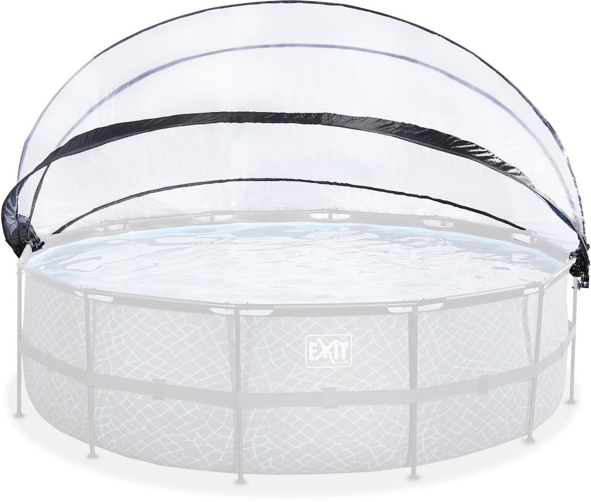 Exit zwembadoverkapping ECO rond 488 cm - universeel