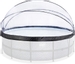 Exit zwembadoverkapping ECO rond 488 cm - universeel