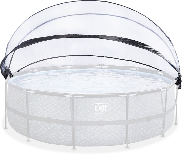Exit zwembadoverkapping ECO rond 488 cm - universeel