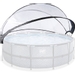 Exit zwembadoverkapping ECO rond 427 cm - universeel