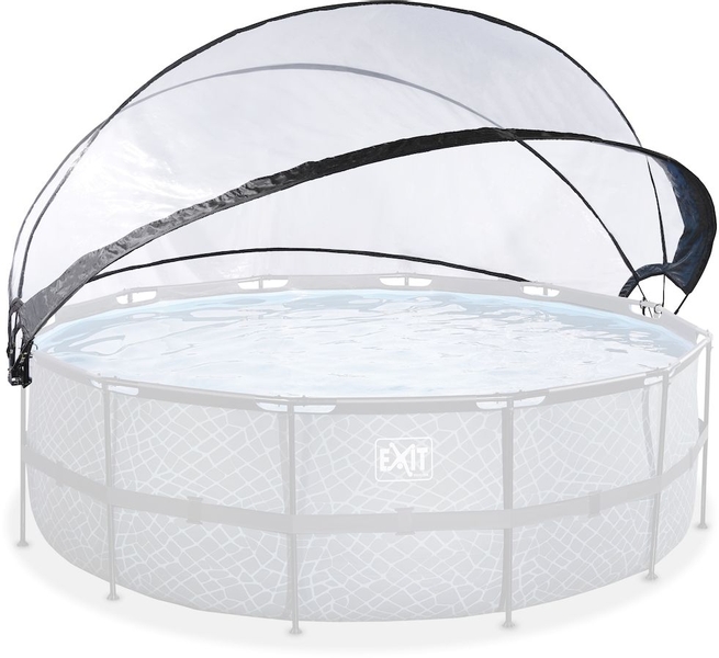 Exit zwembadoverkapping ECO rond 427 cm - universeel