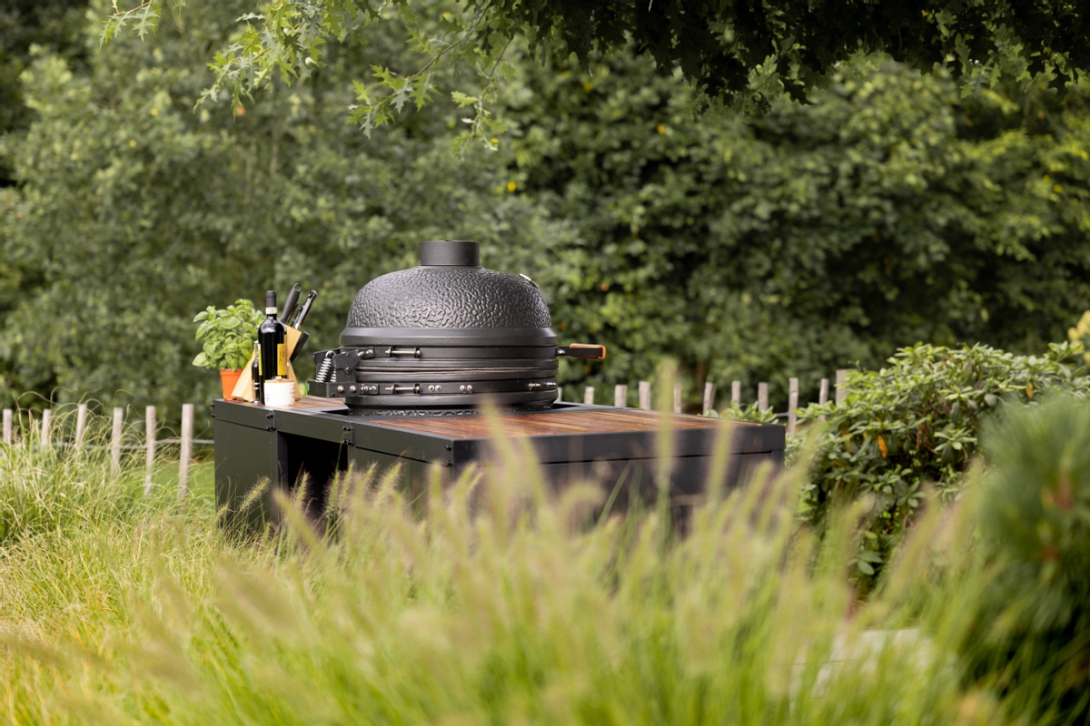 BASTE Build & Grill B3 Cabine Wood buitenkeuken - 18 t/m 24 inch kamado