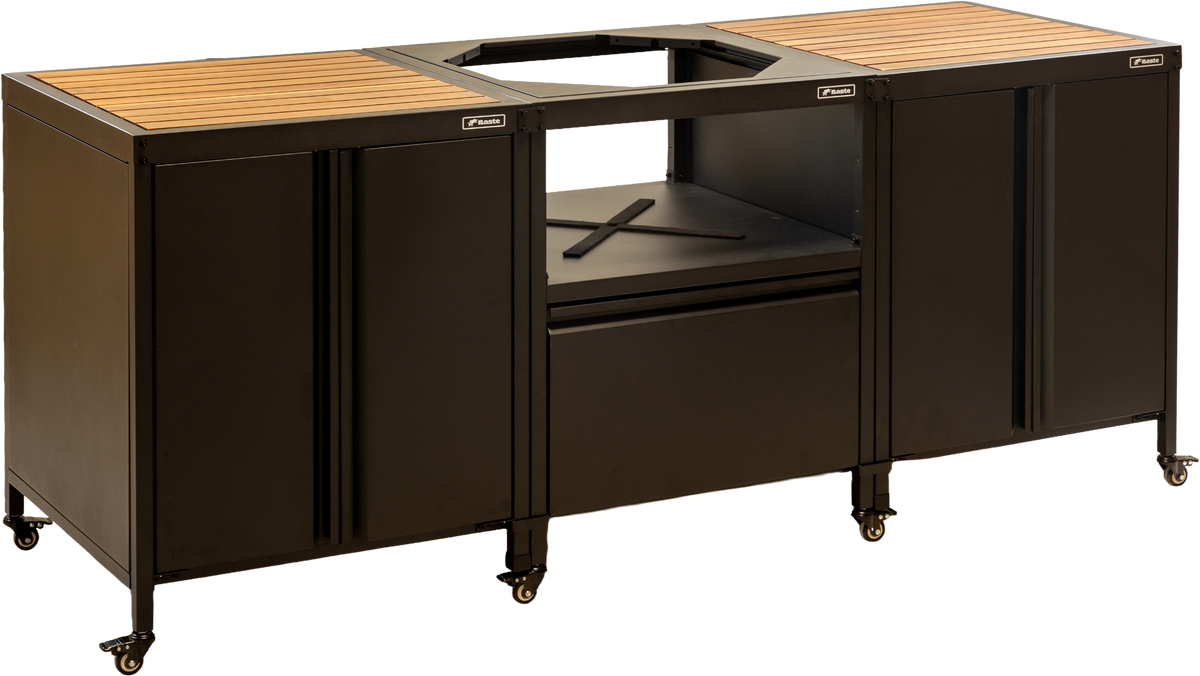 BASTE Build & Grill B3 Cabine Wood buitenkeuken - 18 t/m 24 inch kamado