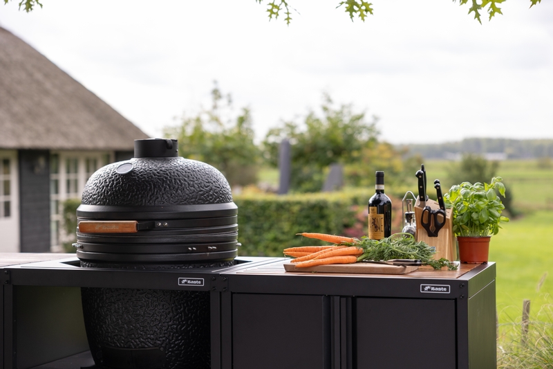 BASTE Build & Grill B3 Cabine Wood buitenkeuken - 18 t/m 24 inch kamado