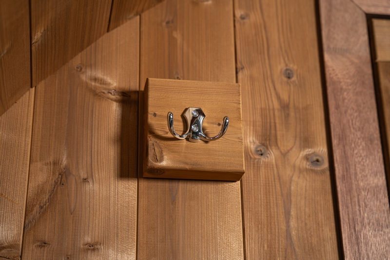 Thermowood elektrische barrelsauna - 140 cm