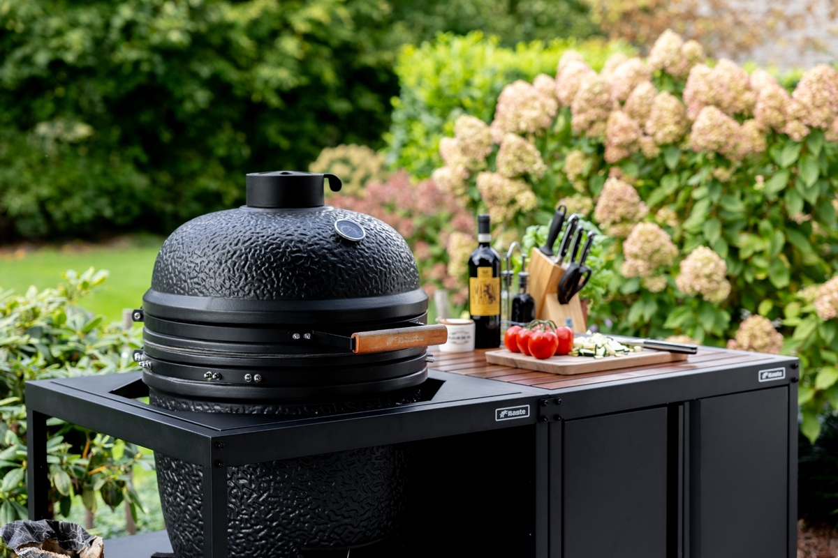 BASTE Build & Grill B2 Cabine Wood buitenkeuken - 18 t/m 24 inch kamado