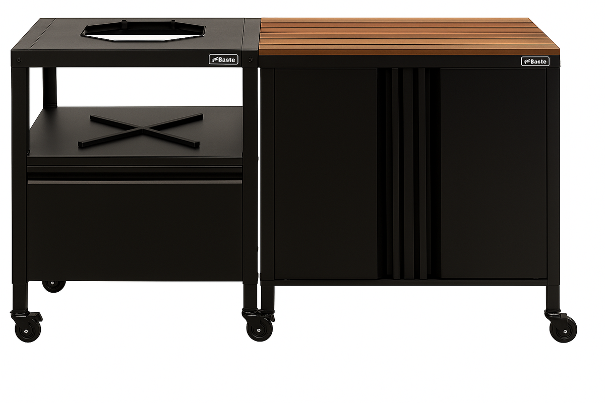 BASTE Build & Grill B2 Cabine Wood buitenkeuken - 18 t/m 24 inch kamado
