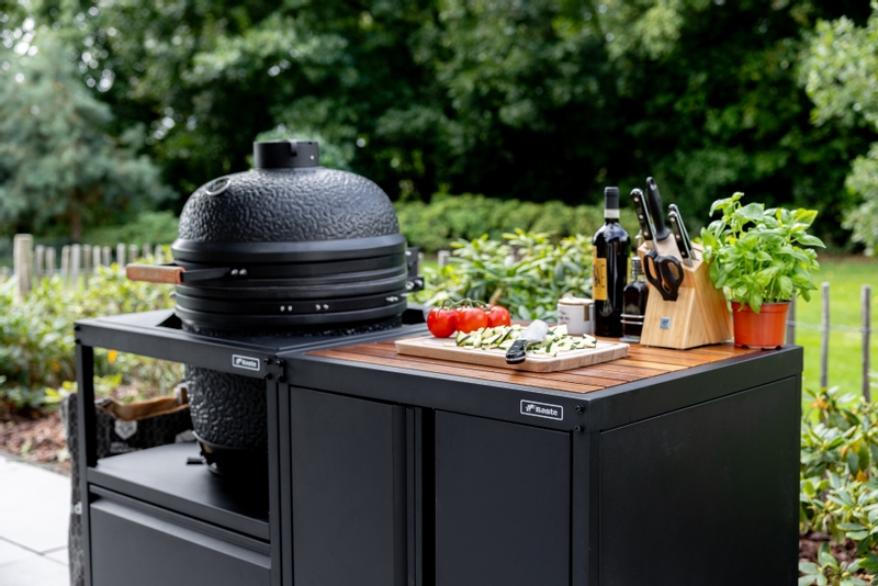 BASTE Build & Grill B2 Cabine Wood buitenkeuken - 18 t/m 24 inch kamado