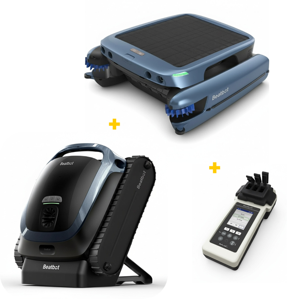 Beatbot zwembadrobot set met iSkim Ultra, AquaSense 2 & PoolLab 2.0