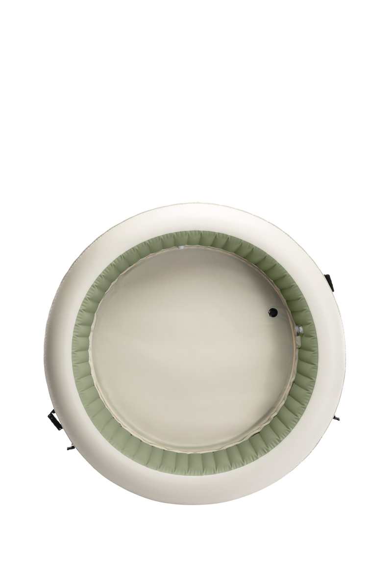 Intex Pure Spa Bubble massage Olive Green opblaasbare spa - 4 persoons