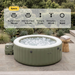 Intex Pure Spa Bubble massage Olive Green opblaasbare spa - 4 persoons
