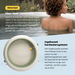 Intex Pure Spa Bubble massage Olive Green opblaasbare spa - 4 persoons