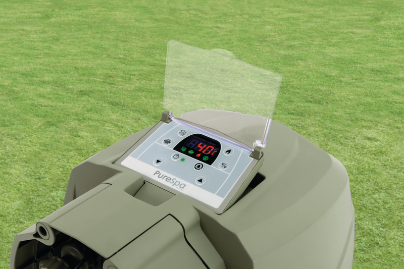 Intex Pure Spa Bubble massage Olive Green opblaasbare spa - 4 persoons