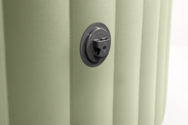 Intex Pure Spa Bubble massage Olive Green opblaasbare spa - 6 persoons