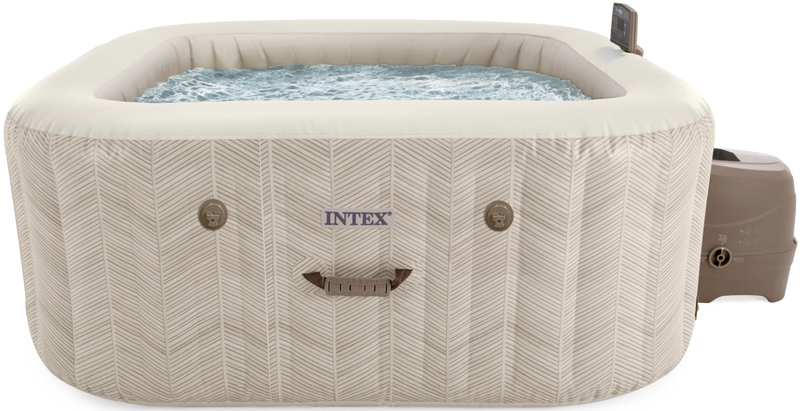 Intex Pure Spa Chevron Deluxe opblaasbare spa - 4 persoons