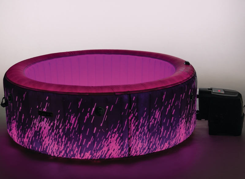 Intex Pure Spa Glow Deluxe opblaasbare spa - 4 persoons