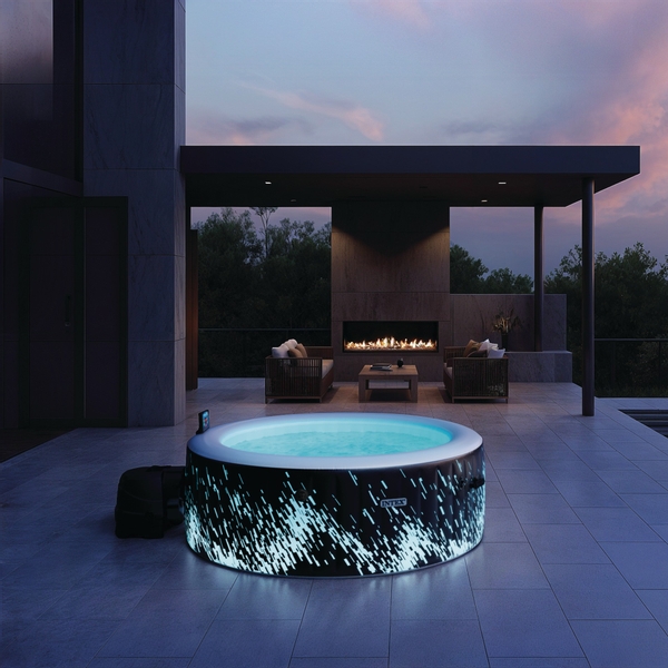 Intex Pure Spa Glow Deluxe opblaasbare spa - 4 persoons