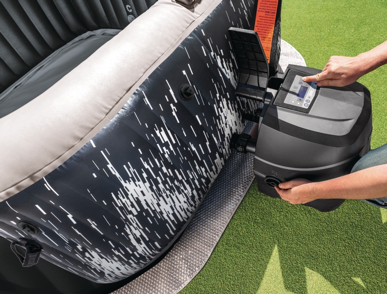 Intex Pure Spa Glow Deluxe opblaasbare spa - 4 persoons