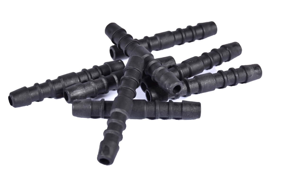 Rubberen spa ondertegels - 2,5 x 2,5 m - Zwart