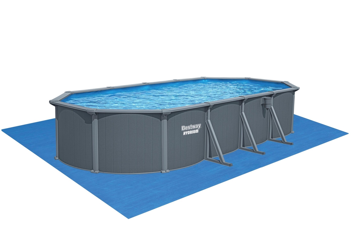 Bestway Hydrium metalen zwembad 732 x 366 x 132 cm