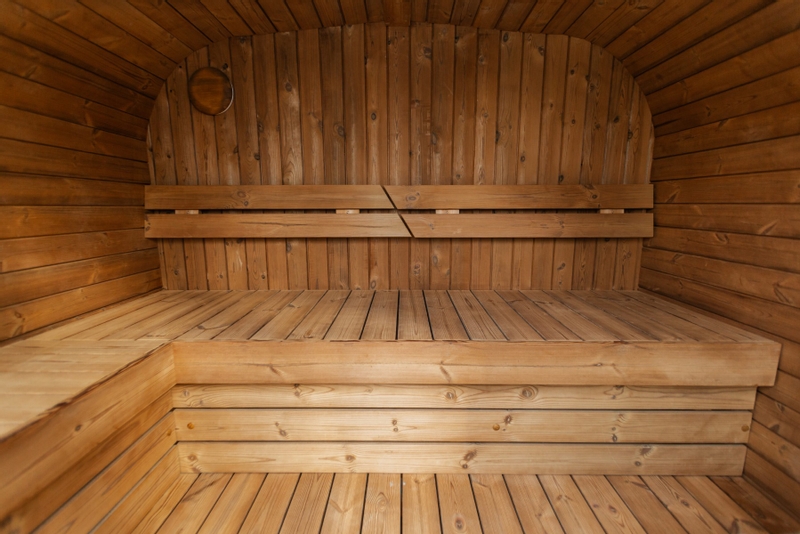 Thermowood elektrische mini cube sauna - 200 cm