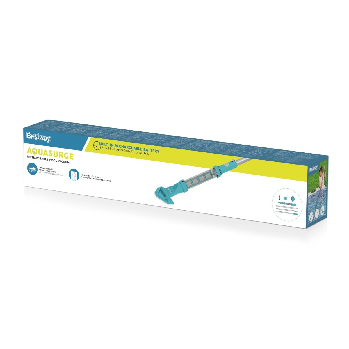 Bestway AquaSurge elektrische zwembadstofzuiger