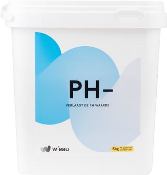 W'eau pH minus poeder - 5 kg