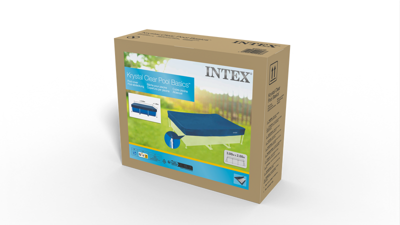 Intex Deluxe afdekzeil - Rechthoekig frame - 300 x 200 cm