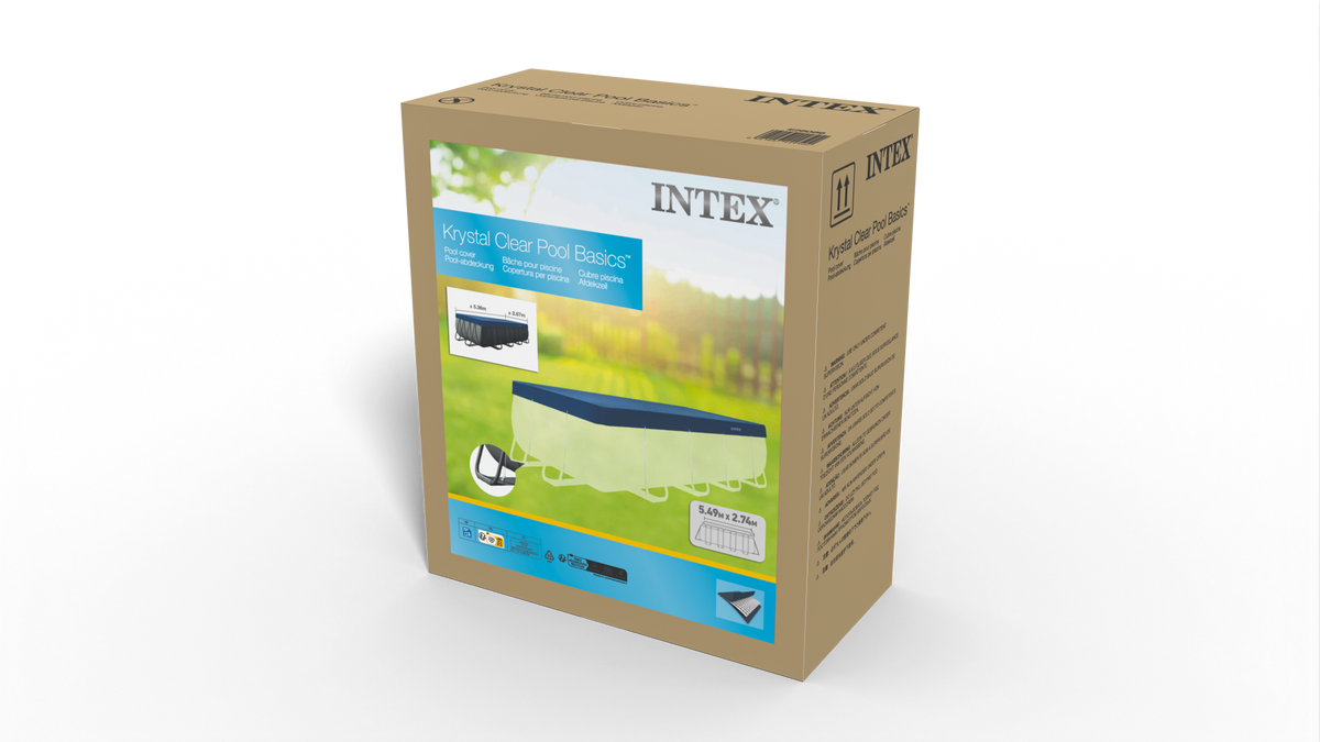 Intex Deluxe afdekzeil - Rechthoekig frame - 549 x 274 cm