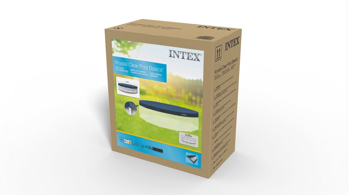 Intex Deluxe afdekzeil - Rond frame - 457 cm