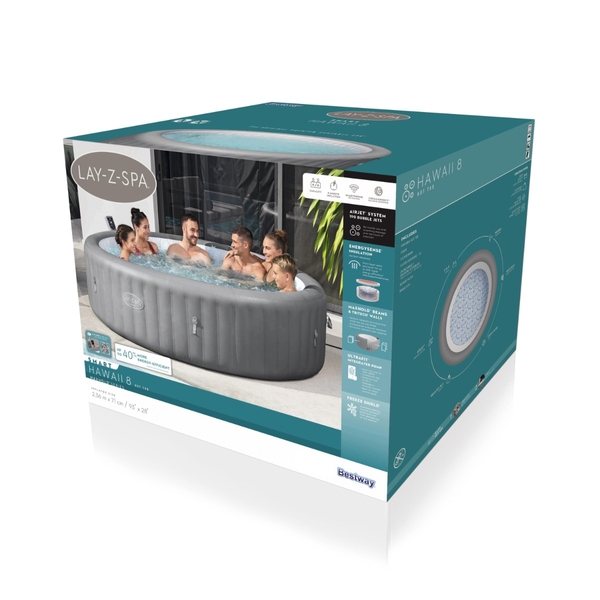 Lay-Z Spa Hawaii EnergySense Airjet opblaasbare spa - 8 persoons