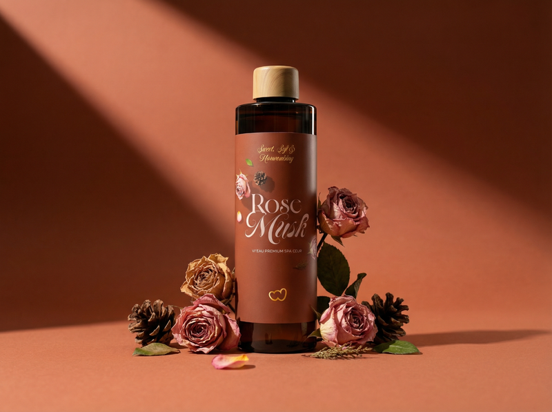 W'eau Premium Spa geur - rozenmusk - 250 ml