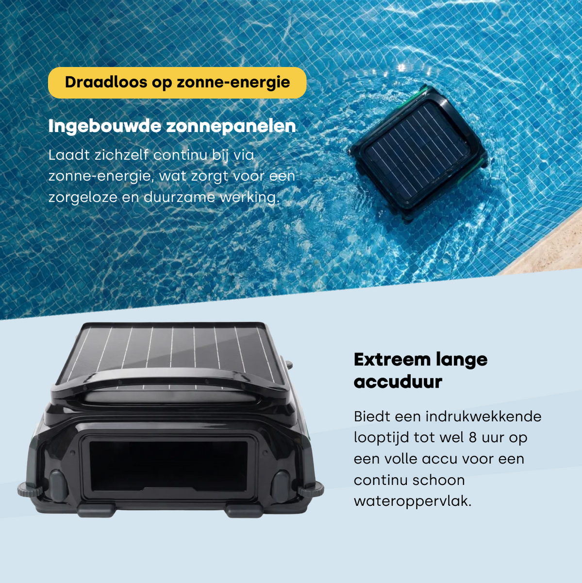 Wybot F1 skimmer zwembadrobot