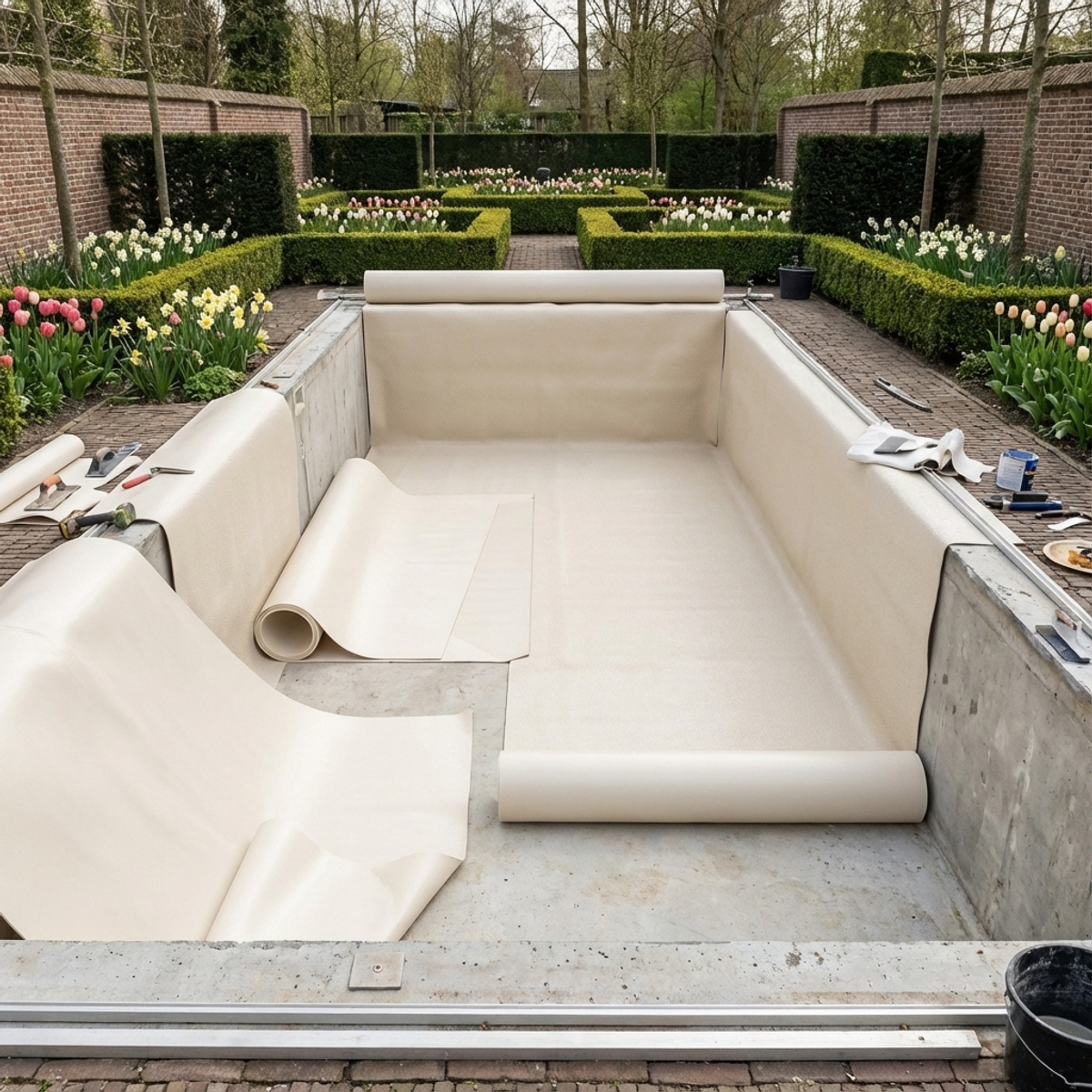 Zwembadisolatie schuim op rol ISOPOOL - 50 x 1,5m - 12mm