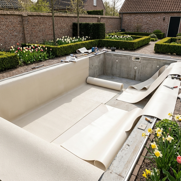 Zwembadisolatie schuim op rol ISOPOOL - 50 x 1,5m - 12mm