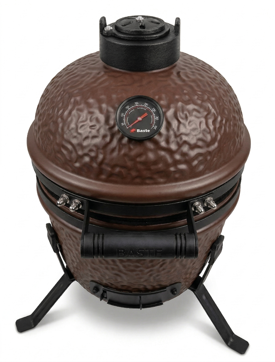 BASTE kamado BBQ mini - 13 inch - Chocolade bruin
