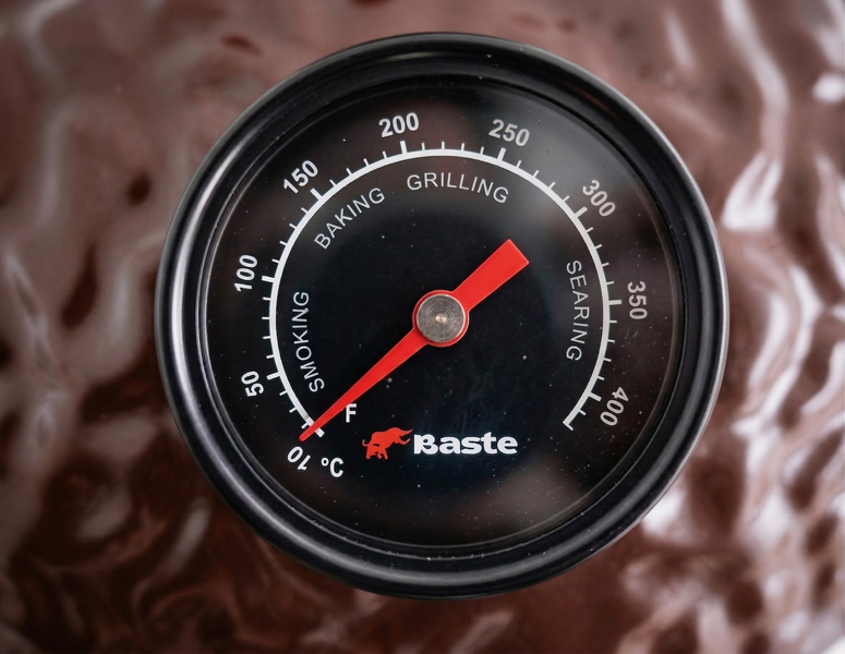 BASTE kamado BBQ mini - 13 inch - Chocolade bruin