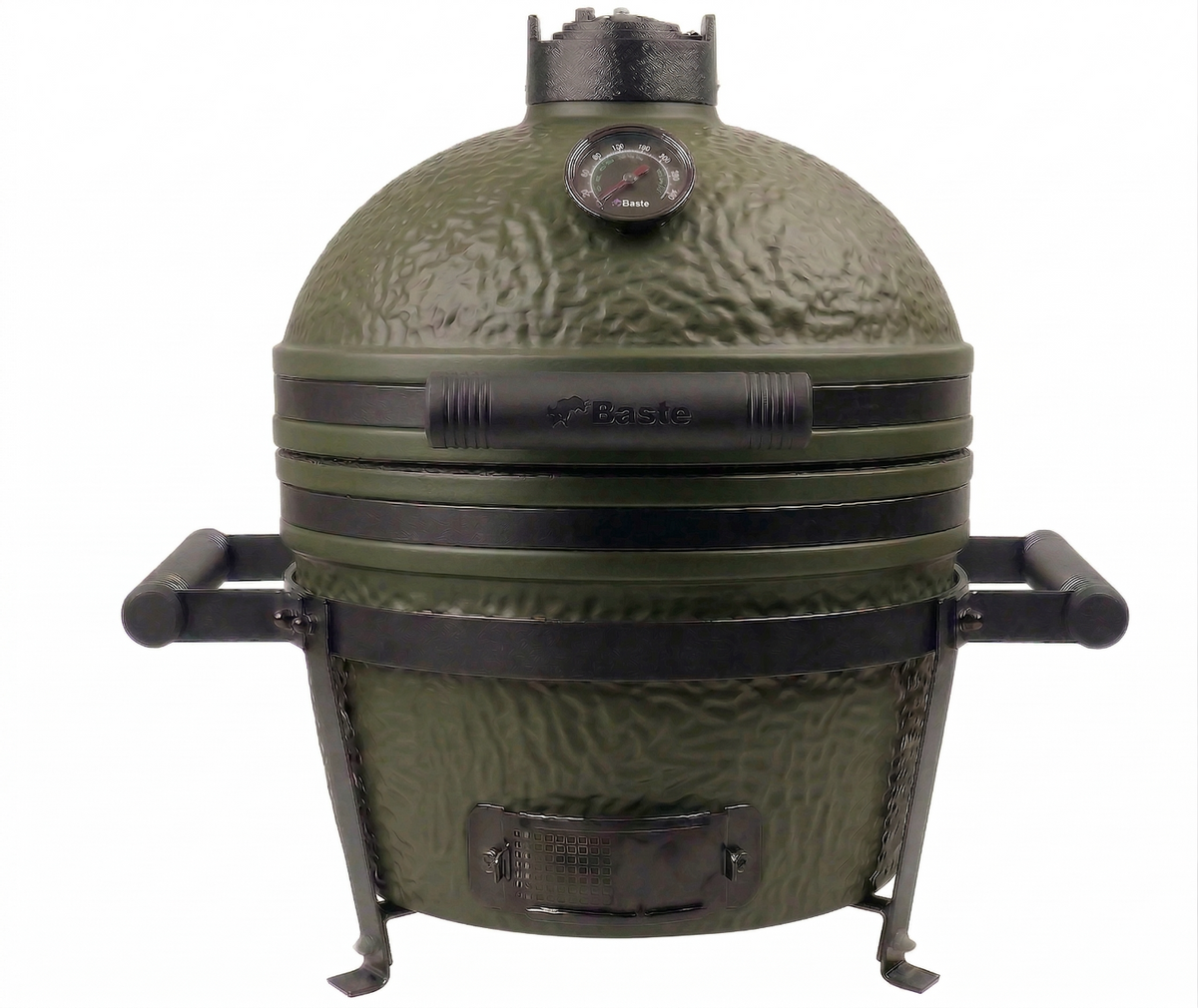 BASTE kamado bbq small - 16 inch - Olijfgroen