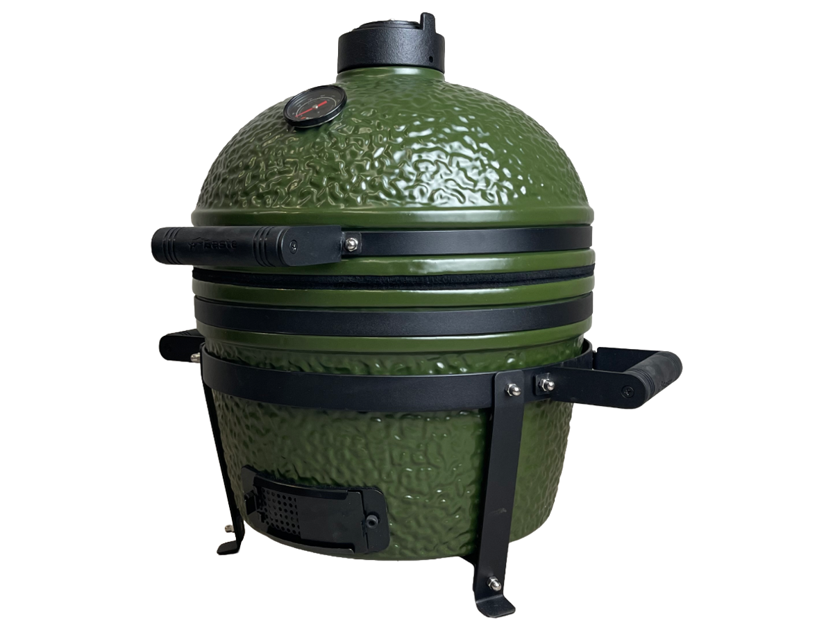 BASTE kamado bbq small - 16 inch - Olijfgroen