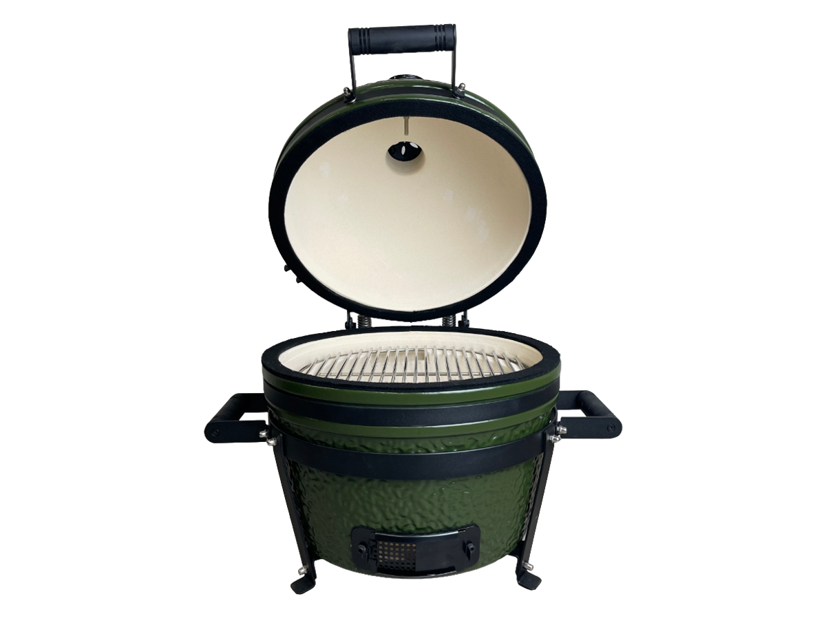 BASTE kamado bbq small - 16 inch - Olijfgroen